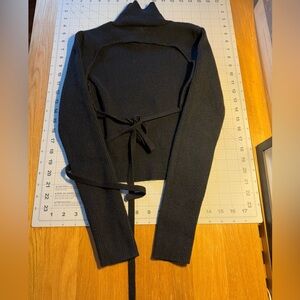 Nasty Gal Open Back Turtleneck Sweater